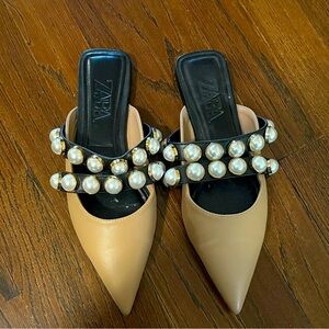 Zara Pearl Mule
